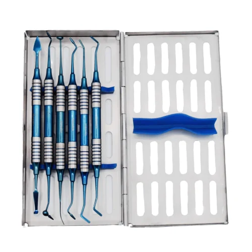 Filling Instrument Titanium Blue Coated 6 Pcs