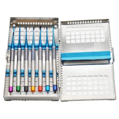 PDL Elevator Titanium Blue Tip 7Pc Set
